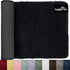 KANGAROO Luxury Chenille Bath Rug, Extra Soft Shaggy Mat for Kids Bathroom, Machine Wash, 24x17, Black