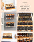 4oz 24 Pack Set, Set Bamboo Glass Spice Jars with Label and Shaker Lids Clear Empty Bottles Square Glass Spice