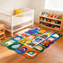 Ythropon Playroom,3x5 Kids Rugs for Feet Upgrade Ultra Non Slip Area Rug, Washable Play Mat Rug Cute Animal Carpet
