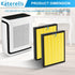 Vital 200S Pet Allergy Air Purifier Replacement, Compatible with LEVOIT Vital 200S, 3-in-1 Filter, 2 PACK