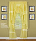Today's Curtain Buttercup Orleans Scallop Curtain, 63" Swagger Pair, 80" W x 63" L