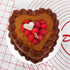 Fat Daddio's PHT-L83 Anodized Aluminum Heart Cake Pan - 8 x 3 Inch, Removable Bottom