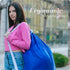 Handy Laundry Shoulder Strap Bag - Drawstring Locking Closure, Durable Nylon Material, Heavy Duty Stitching, Large