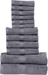 12 600 2 4 6 Set Hillfair piece GSM Cotton Bath Towels - Hotel Spa Quality - Bath, Hand, Washcloths - Absorbent Super