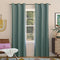 Sun Zero Easton Energy Saving Blackout Grommet Curtain Panel, 40" x 95", Mineral