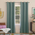 Sun Zero Easton Energy Saving Blackout Grommet Curtain Panel, 40" x 95", Mineral
