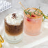 Set 6, 10 oz Kate Aspen Beaded Drinking Glasses of Retro Vintage Glassware - Boho Cocktail Water Juice Glasses, Hostess