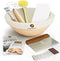 Superbaking Banneton Bread Proofing Basket, 9 Inch Round Sourdough Starter Kit, Bread Baking Supplies Tools