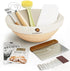 Superbaking Banneton Bread Proofing Basket, 9 Inch Round Sourdough Starter Kit, Bread Baking Supplies Tools
