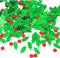 Werich Holly Berries Confetti | Glitter Confetti Sprinkles for Xmas party Table Scatters