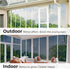 Coavas One Way Window Privacy Film, Reflective Mirror Tint with 3 Tools, Self-Adhesive Daytime Privacy Cover