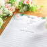50 Sheets Full Size Recipe Paper Refill Pages, 8.5 x 11 Inch for Recipe Binder Book