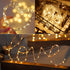 24 Pack 7 20 WATERGLIDE Fairy Lights Battery Operated (Included), ft LED Mini String Lights, Waterproof Silver Wire