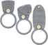 Tatuo 3 Pieces Crochet Towel Holder, Hanging Kitchen Dish Towel Holder Ring for Stove, Gray