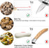 Nonley Oyster Shucking Knife, 2 Pack Oyster Knife Set with Cut Resistant Gloves, Stainless Steel Seafood Tools