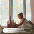 WPCTEV 3D Window Film | No Glue Privacy Glass Sticker | Static Cling Heat Control | 17.7" x 6.5'