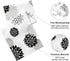 LXXTK 13x90 Inch (13"x90", Dahlia Flower Table Runner Farmhouse Blue Gray Runners Modern Table Decorations Rustic