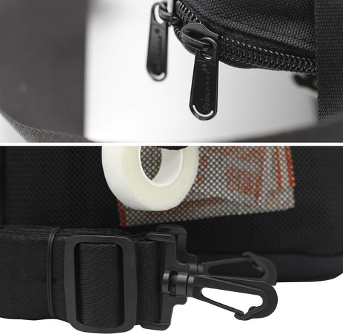 Tuhaoge Multifunctional Nurse Storage Bag, Waist Bag for Nurse Pocket Storage (Black)
