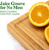 Set 3 Bamboo Cutting Board For Kitchen, Bamboo Cutting Board of with Juice Groove, Double-Sided Chopping Board Serving