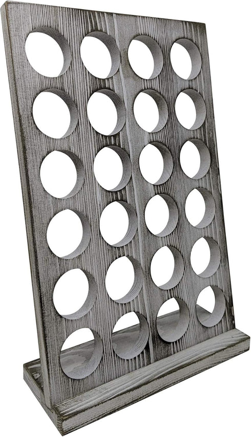 Gianna's Home Rustic Farmhouse Coffee Pod Holder for K-Cups, 24 Capacity, Rustic White