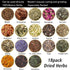 HNSHAG 18pack Witchcraft Supplies Herbs and Flowers Kit, Bigger Size Dried Herb for Witchy Beginners, Witchcraft Altar