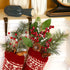 12 14 Inch Tatuo Pieces Christmas Pine Picks and Sprays Artificial Assorted Berry Stem Large Faux Pine Cone Branches