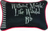 Manual Woodworker Keynote Collection, Take Note Word Pillow, 12.5 X 8.5-Inch