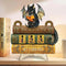 Store Dragon Books Read This Year Counter, Wooden Book Reading Tracker Sign, Fantasy