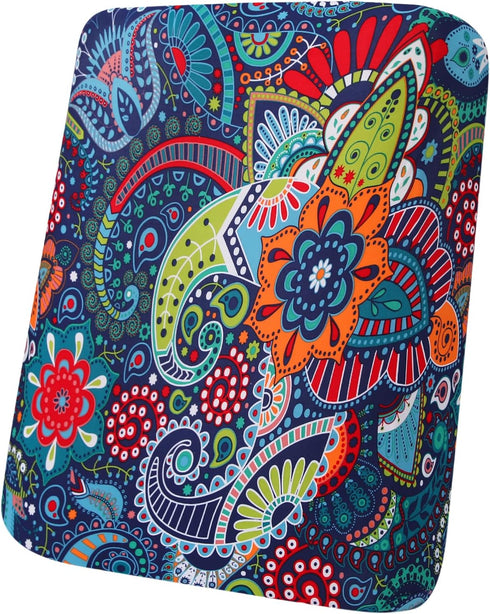 hyha Floral Printed Couch Cushion Covers, Washable Stretch Pattern for Outdoor Furniture, Small, Paisley