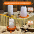 Eggluuz Set, 1L 1.5L 3 Chick Feeder and Waterer Kit Automatic Chicken Feeder and Waterer Chick Feeder and Chick Waterer