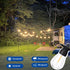 S14 Bulbs 2700K 21.3FT LED Edison String Lights Outdoor, Warm White - Vintage Shatterproof Patio Festoon Lights