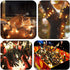 Christmas Lights - Battery Operated 50 LED String Lights with Auto-Timer and 8 Lighting Modes for Home Decoration, Warm