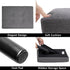 CAROLMADE Ottoman Foot Rest, Linen Small Ottoman Foot Stool with Legs Modern Footstool Ottomans for Living Room