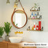 Set 3, Love-KANKEI Floating Shelves Wall Mounted of Rustic Wood Wall Storage Shelves for Bedroom, Living Room