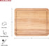 KitchenAid Classic Rubberwood Cutting Board, 8"x10" with Perimeter Trench, Reversible Chopping Board