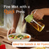 16oz/470ml 2 1 TrendPlain Glass Olive Oil Sprayer for Cooking in Olive Oil Dispenser Bottle for Kitchen Gadgets and Air