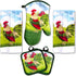 Lobyn Value Packs: 5-Piece Country Kitchen Towel Set - Proud Rooster & Red Barn Motif, 2 Dish Towels, Oven Mitt &