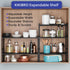 Countertop 1 Pack Expandable Cabinet Shelf Organizers, Kitchen Small Stand Rack Organization for Cupborad Pantry