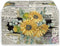 Retro Sunflower Newspaper Toaster Cover, Dust Cover for 2 Slice Kitchen Appliances