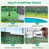 4'x100'/10.7LB Ohuhu Plastic Garden Fence Safety Fence, Reusable Netting Plastic Mesh Fence Roll, Temporary Fencing