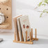 HBlife 2pcs Bamboo Dish Plate Bowl Cup Book Pot Lid Drying Rack Stand, Kitchen Organizer