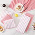 16"x 28", 390 6 Pack Homaxy Premium Cotton Kitchen Towels Large Natural Ring Spun GSM Dish Towels, Super Absorbent