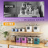 5 Pack Moforoco Laundry Pods Container, Clear Laundry Room Organization Containers,Large Detergent Powder Storage