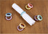 24-Piece Decorative Napkin Rings - Modern Table D cor for Every Occasion - Bulk Napkins for Weddings Holidays Parties