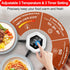 YOHHOS 6-Pad 3 3 Warming Mat for Food,Upgrade Food Warming Mat,Fast Heating Silicone Warmer Tray with Level Temperature