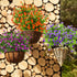Artificial Flowers Faux Plastic Greenery Shrubs, UV Resistant Outdoor Plants for Home Kitchen Office Wedding Decor
