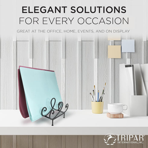 TRIPAR Baldwin 4 Place Plate Holder, Kitchen Organizers and Storage Solution