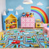5x7 Interactive Feet Car Road Rug for Kids' Playroom