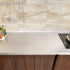CRE8TIVE Stainless Steel Contact Paper, 12"x80" Metallic Silver Wallpaper, Peel and Stick Waterproof for Kitchen