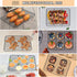 P&P CHEF Non-stick Mini Baking Rack Set of 2, 8.6” x 6.2” Stainless Steel Cooling Racks for Cooking and Grilling